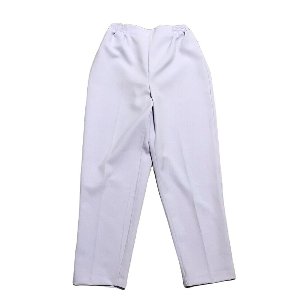 Bend Over Pull On Pants ~ Sz 8P ~ Purple ~ Elastic Waist High Rise ~ 26" Inseam